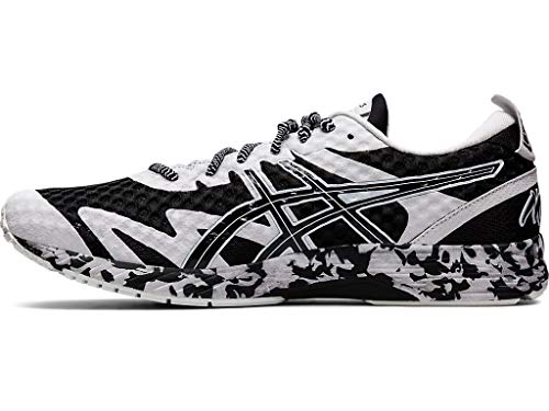 ASICS Men's Gel-Noosa Tri 12 Running Shoes, 9M, Black/White