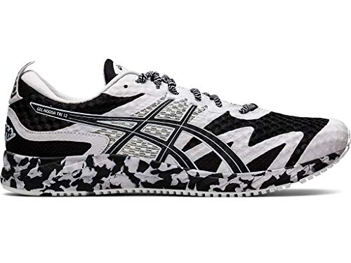 ASICS Men's Gel-Noosa Tri 12 Running Shoes, 9M, Black/White