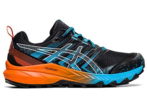 ASICS Men's Gel-Trabuco 9 Running Shoes, 10.5M, Black/White