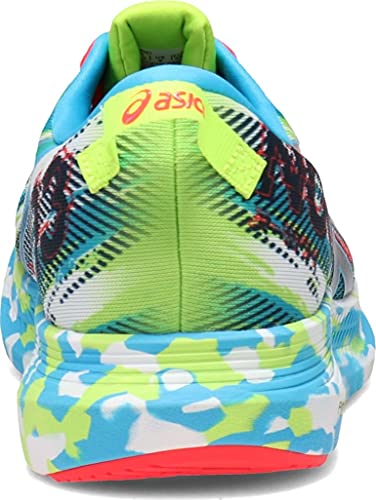 ASICS Men's Noosa Tri 13 Running Shoes, 13M, Hazard Green/Digital Aqua