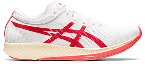 ASICS Metaracer 01 Zapatillas de Carretera para Mujer Blanco Rojo 37 EU