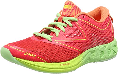 Asics Noosa Ff, Zapatillas de running Mujer, Multicolor (Diva Pink/Paradise Green/Melon), 37.5 EU