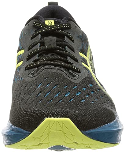 ASICS Novablast 2, Zapatillas de Running Hombre, Black Glow Yellow, 43.5 EU