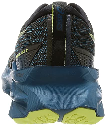 ASICS Novablast 2, Zapatillas de Running Hombre, Black Glow Yellow, 43.5 EU