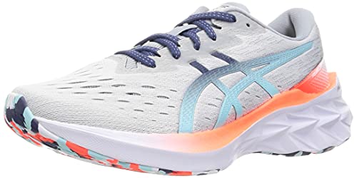 ASICS NOVABLAST 2, Zapatillas de Running Hombre, Glacier Grey Thunder Blue, 42 EU