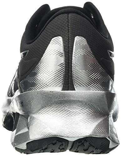 Asics Novablast Platinum, Road Running Shoe Hombre, Black/Pure Silver, 43.5 EU