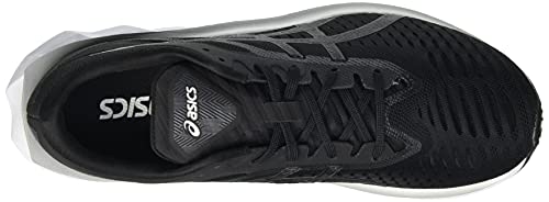 Asics Novablast, Road Running Shoe Hombre, Black/Carrier Grey, 41.5 EU