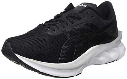 Asics Novablast, Road Running Shoe Hombre, Black/Carrier Grey, 41.5 EU