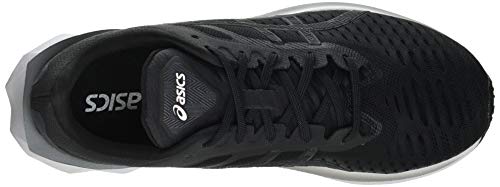 Asics Novablast, Road Running Shoe Mujer, Black/Carrier Grey, 38 EU