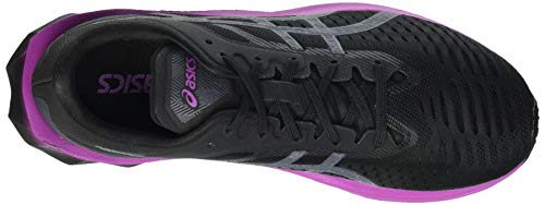 Asics Novablast, Road Running Shoe Mujer, Black/Digital Grape, 37 EU