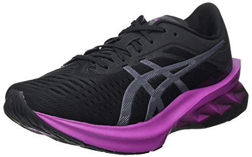 Asics Novablast, Road Running Shoe Mujer, Black/Digital Grape, 40 EU