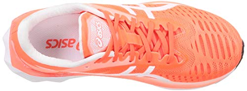 Asics Novablast Tokyo, Road Running Shoe Mujer, Sunrise Red/White, 41.5 EU