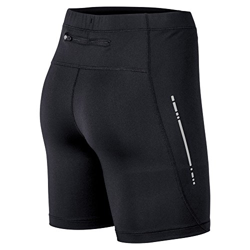 ASICS Pantalones cortos de Sprinter de rendimiento de funcionamiento de las mujeres, rendimiento negro, grande