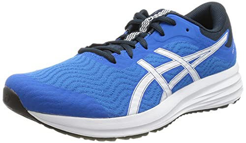 Asics Patriot 12, Zapatillas Hombre, Electric Blue/White, 42.5 EU