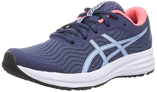 Asics Patriot 12, Zapatillas para Correr Mujer, Thunder Blue/Soft Sky, 39.5 EU