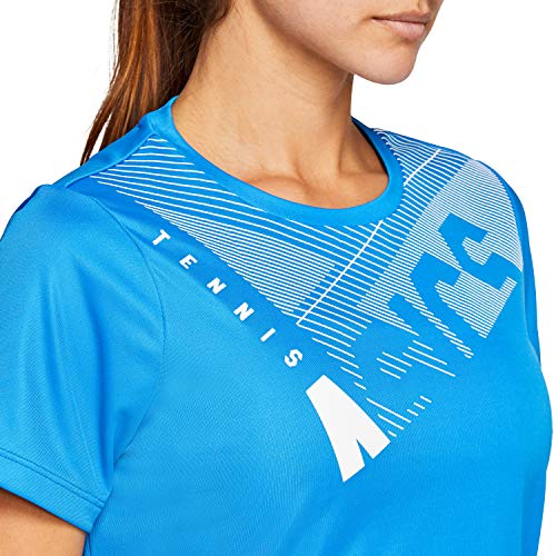 Asics Practice W GPX tee Camiseta, Mujer, Electric Blue, S