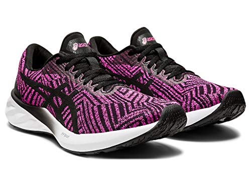 ASICS Roadblast Zapatillas de correr para mujer, Rosa (negro, rosado, (Pink Glo/Black)), 38 EU