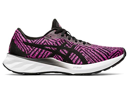 ASICS Roadblast Zapatillas de correr para mujer, Rosa (negro, rosado, (Pink Glo/Black)), 38 EU