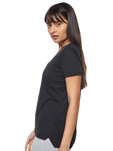 ASICS Silver SS Top Camiseta, Mujer, Performance Black, XS