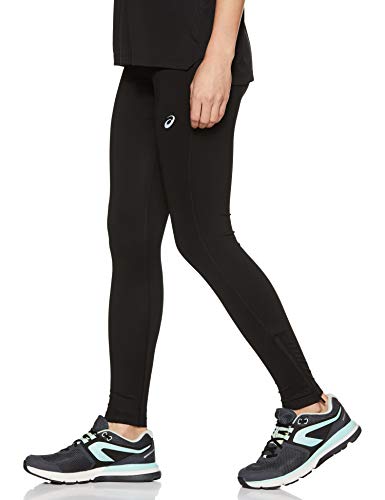 ASICS Silver Tight Malla, Mujer, Performance Black, XS