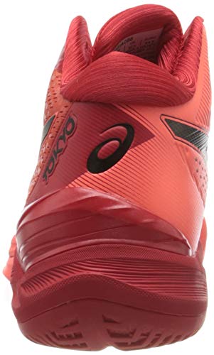 Asics Sky Elite FF MT Tokyo, Indoor Court Shoe Hombre, Sunrise Red/Eclipse Black, 42.5 EU