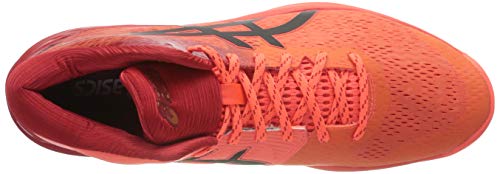 Asics Sky Elite FF MT Tokyo, Indoor Court Shoe Hombre, Sunrise Red/Eclipse Black, 42.5 EU