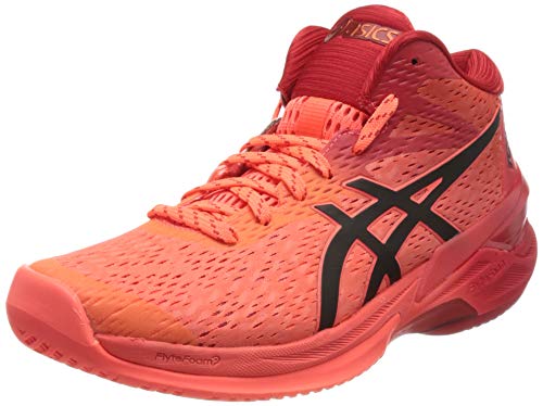 ASICS Sky Elite FF MT Tokyo, Zapatillas de Indoor Court Mujer, Rouge Vif Noir, 38 EU