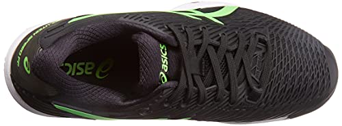 ASICS Solution Speed FF 2 Clay, Zapatillas de Running Hombre, Black Green Gecko, 44 EU