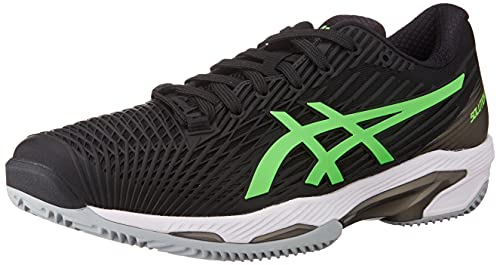 ASICS Solution Speed FF 2 Clay, Zapatillas de Running Hombre, Black Green Gecko, 44 EU