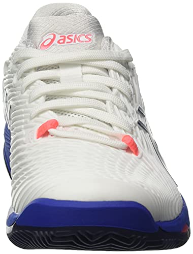 ASICS Solution Speed FF Clay, Zapatillas de Tenis Mujer, White Peacoat, 38 EU