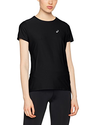 ASICS SS Top Camisetas, Mujer, Balance Black, S