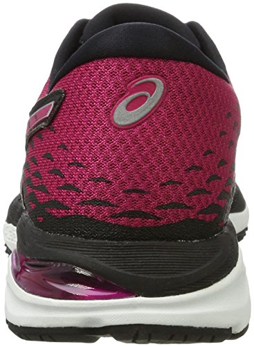 Asics T7B8N9093, Zapatillas de Running Mujer, Negro (Black/Silver/Pink Peacock), 37.5 EU