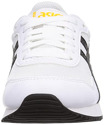 ASICS Tiger Runner, Zapatillas para Correr de Carretera Hombre, Blanco y Negro, 44 EU