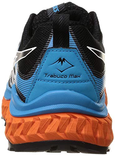 Asics Trabuco MAX, Zapatilla de Trail Running Hombre, Black/Digital Aqua, 44 EU