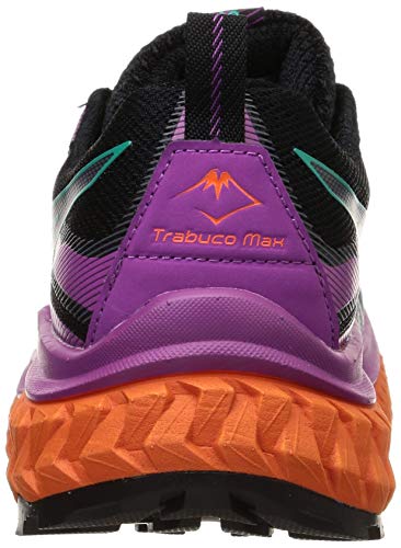 Asics Trabuco MAX, Zapatilla de Trail Running Mujer, Black/Digital Grape, 38 EU