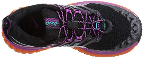 Asics Trabuco MAX, Zapatilla de Trail Running Mujer, Black/Digital Grape, 38 EU