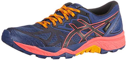 Asics Traillaufschuh Gel-Fujitrabuco 6 G-TX, Zapatillas de Running para Asfalto Mujer, Azul (Blue Print/Black 400), 37 EU