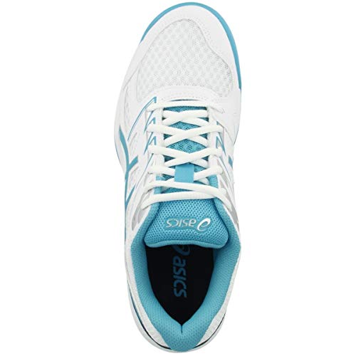 ASICS Upcourt 4, Sneaker Mujer, Blanc Bleu Ciel, 39 EU