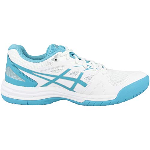 ASICS Upcourt 4, Sneaker Mujer, Blanc Bleu Ciel, 39 EU