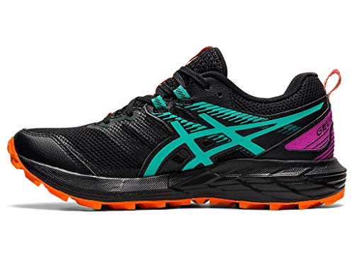 ASICS Women's Gel-Sonoma 6 Running Shoes, 5M, Black/Baltic Jewel