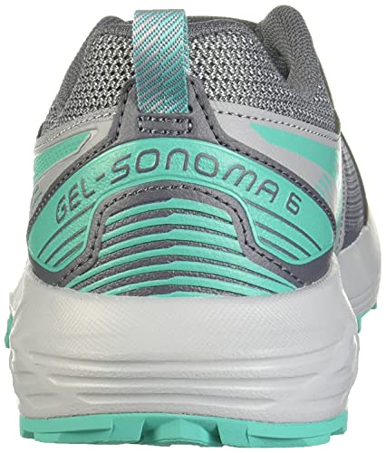 ASICS Women's Gel-Sonoma 6 Running Shoes, 8.5M, Carrier Grey/Baltic Jewel