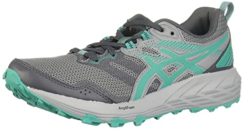 ASICS Women's Gel-Sonoma 6 Running Shoes, 8.5M, Carrier Grey/Baltic Jewel