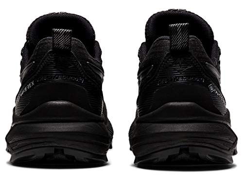 ASICS Women's Gel-Trabuco 9 Trail Running Shoes, 5.5M, Black/Carrier Grey
