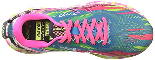 ASICS Women's Noosa Tri 13 Running Shoes, 7.5M, Digital Aqua/HOT Pink