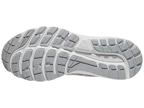 ASICS Zapatillas de correr para hombre, Piamonte gris/blanco, 40 EU