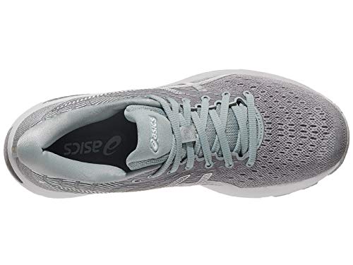 ASICS Zapatillas de correr para hombre, Piamonte gris/blanco, 40 EU