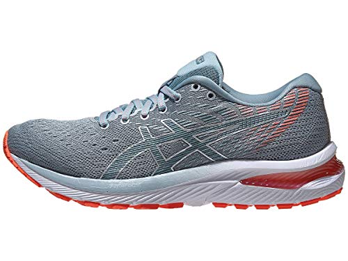 ASICS Zapatillas de running Gel-Cumulus 22 para mujer, gris (Gris Piamonte/Acero Claro), 35 EU