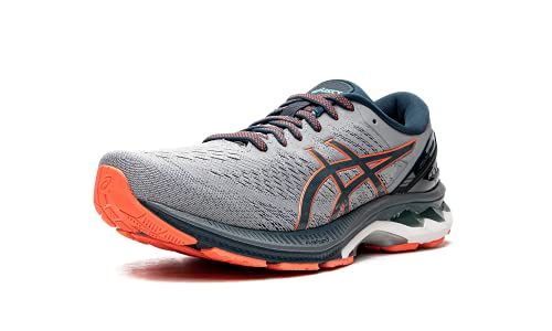 Asics Zapatillas de running Gel-Kayano 27 para hombre, Gris (Chapa Roca/Azul Magnético), 44.5 EU