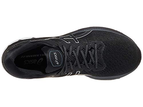 Asics Zapatillas de running Gel-Kayano 27 para hombre, Negro (negro, plateado), 44.5 EU