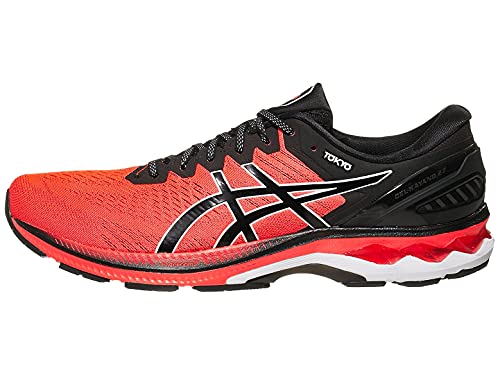 Asics Zapatillas de running Gel-Kayano 27 para hombre, Rojo (Color rojo y negro.), 42 EU